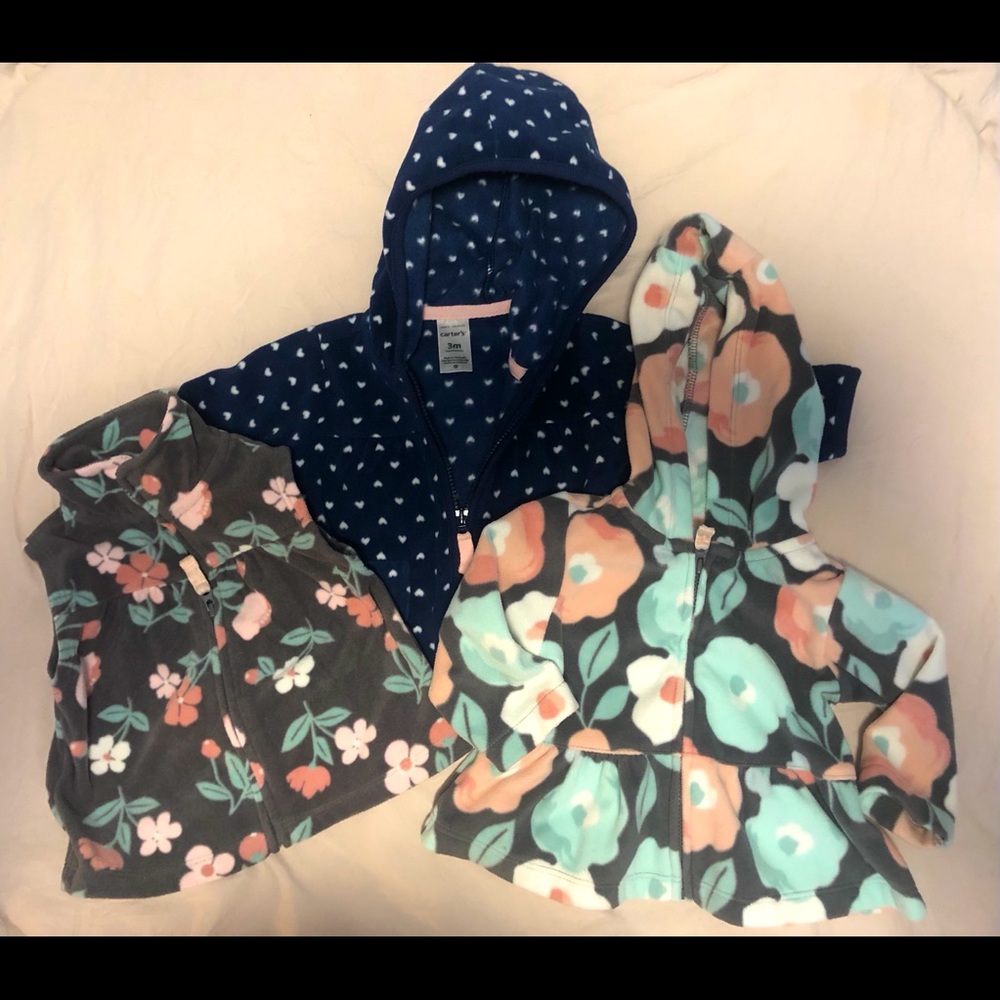 Baby Fleece Jacket & Vest Trio